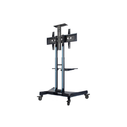 Neomounts Floor stand | NM-M1700BLACK TV trolley | Adjustable Height | 32-75 " | Maximum weight (capacity) 50 kg | Black