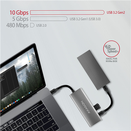 AXAGON | USB-C 10Gbps SPEEDSTER 5in1 hub (rev2.0) | HMC-5G2 | HDMI ports quantity 1