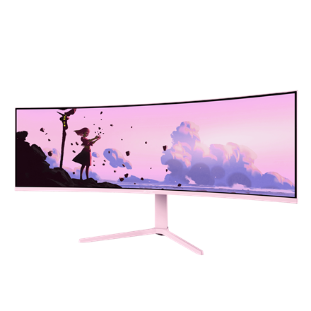 Arozzi Nova | 49 " | VA | 32:9 | 165 Hz | 4 ms | 5120 x 1440 pixels | 350 cd/m² | HDMI ports quantity 2 | Pink