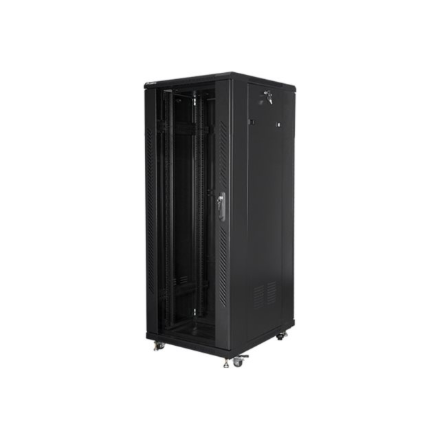 Lanberg | Rack cabinet 19" free-standing 32U/600x800 (flat pack) | FF01-6832-12B | Black
