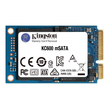 Kingston | KC600 | 512 GB | Solid-state drive interface mSATA | Read speed 550 MB/s | Write speed 520 MB/s