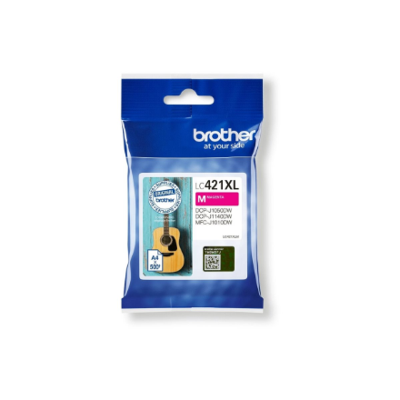 Brother LC421XLM Ink Cartridge, Magenta | Brother LC421XLM | Ink Cartridge | Magenta