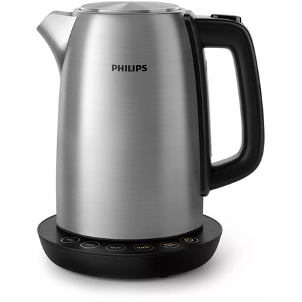 Philips | Kettle | HD9359/90 | Electric | 2200 W | 1.7 L | Plastic/Stainless Steel | 360° rotational base | Grey