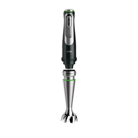 Braun | Hand Blender | MQ9138XI MultiQuick 9 | Hand Blender | 1200 W | Number of speeds 3 | Chopper | Ice crushing | Black/Stainless Steel