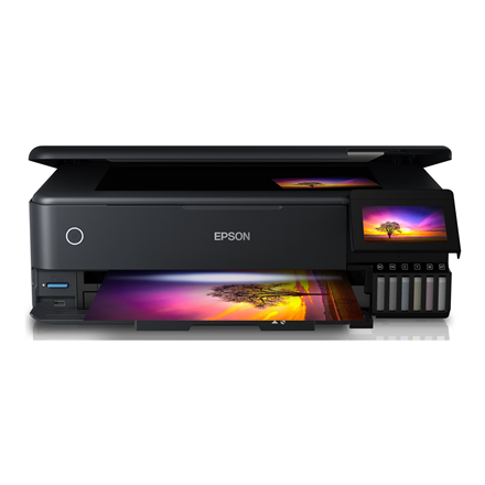 Epson | Multifunctional Printer | EcoTank L8180 | Inkjet | Colour | Inkjet Multifunctional Printer | A3+ | Wi-Fi | Black