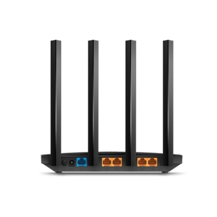 Router | Archer C6 | 802.11ac | 300+867 Mbit/s | 10/100/1000 Mbit/s | Ethernet LAN (RJ-45) ports 4 | Mesh Support No | MU-MiMO Yes | No mobile broadband | Antenna type 4xExternal | No