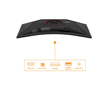 AOC | CU34G4Z | 34 " | Fast VA | WQHD | 21:9 | 240 Hz | 1 ms | 3440 x 1440 pixels | 450 cd/m² | HDMI ports quantity 2 | Black