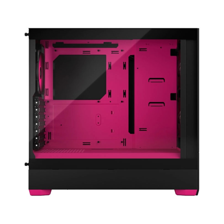 Fractal Design | Pop Air RGB | Side window | Magenta Core TG Clear Tint | ATX, mATX, Mini ITX | ATX