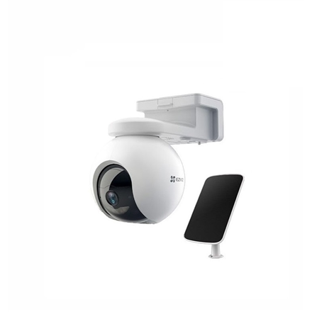 EZVIZ | Smart Home Battery Security Camera with Solar Panel | CS-HB8-4K | 8 MP | 4mm | IP65 | H.265/H.264 | MicroSD up to 512 GB