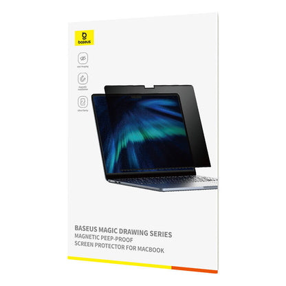 Baseus Magic Drawing magnetic protective privacy overlay for MacBook Air 15.3" (2023/2024) + cleaning kit (transparent) - Product Image 2