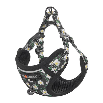 Cat set Dogness harness and leash 1,5m (Daisy Black) - Product Image 2