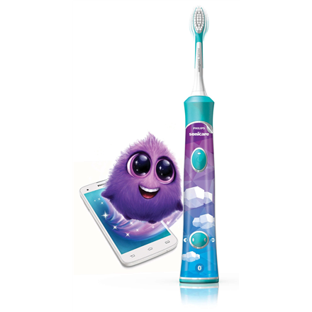 Philips | Sonic Electric toothbrush | HX6322/04 | Rechargeable | For kids | Number of brush heads included 2 | Number of
