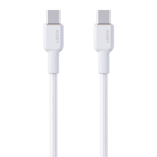 USB-C to USB-C Cable Aukey CB-NCC2, 60W, 1.8m (white) - Product Image 2