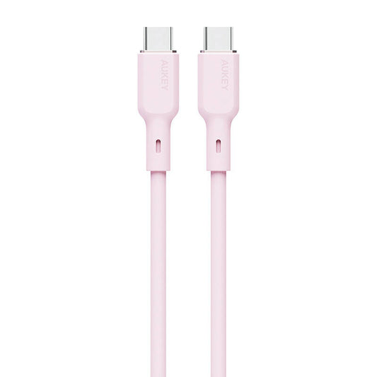 USB-C to USB-C Cable Aukey CB-SCC102, 100W, 1.8m (pink) - Product Image 1