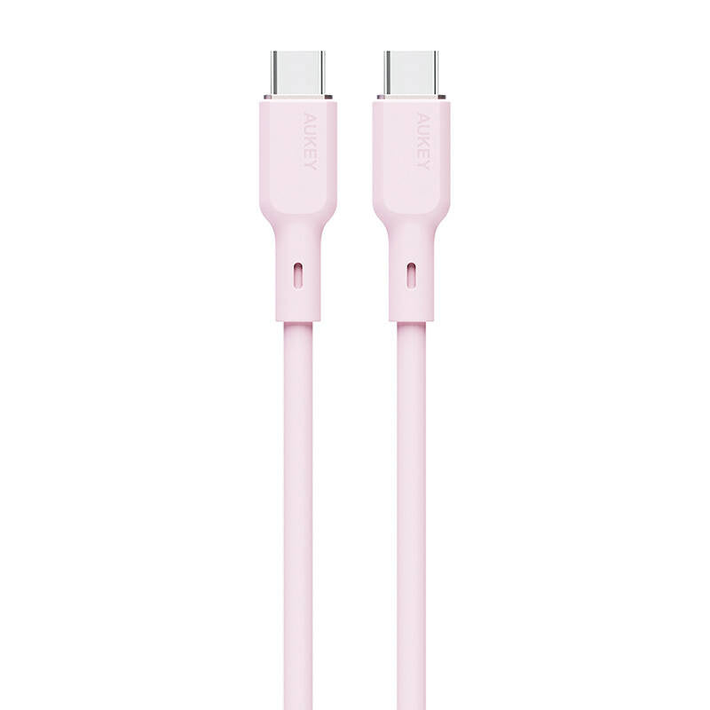 USB-C to USB-C Cable Aukey CB-SCC102, 100W, 1.8m (pink) - Product Image 1