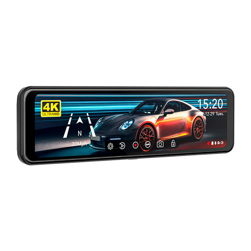 Redtiger T700 Dash cam Mirror Camera GPS (4K, Touch) - Product Image 3