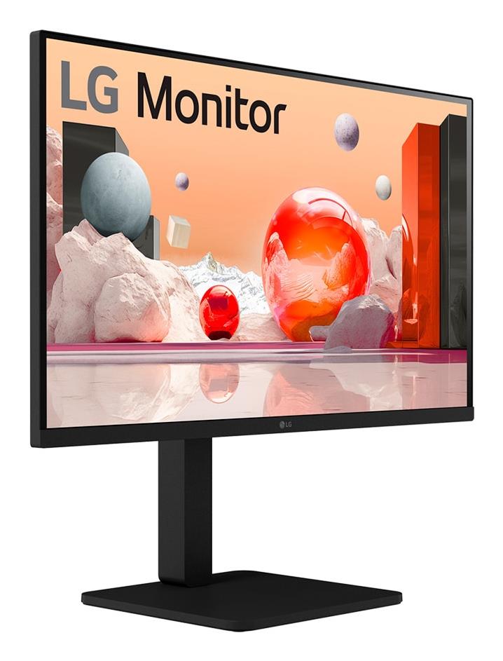 LCD Monitor LG 27" Panel IPS 1920x1080 16:9 100Hz Matte Speakers Swivel Pivot Height adjustable Tilt Colour Black 27BA550-B