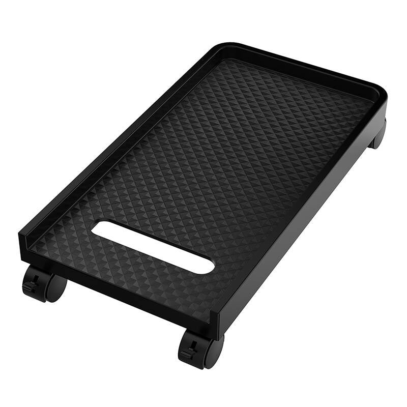 Desktop computer stand, on wheels (black), up to 15 kg - Product Image 3
