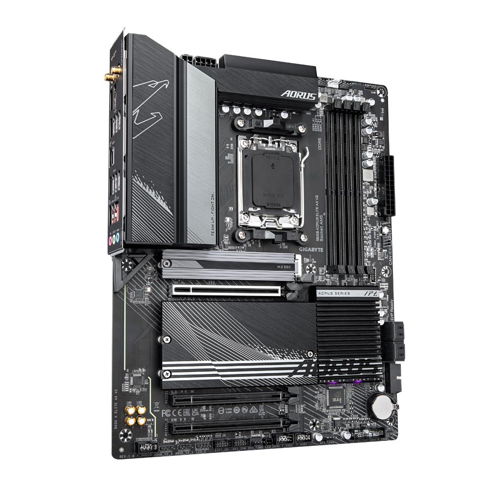 Mainboard GIGABYTE AMD B650 SAM5 ATX Memory DDR5 Memory slots 4 B650AELITEAXV21.1