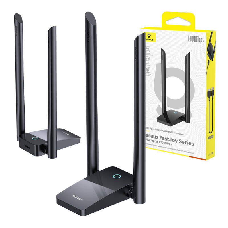 Adapter WiFi Baseus FastJoy 1300Mbps (black) - Product Image 9
