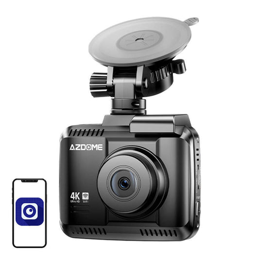 4k front and 1080p rear camera Azdome GS63HPro, WiFi, GPS, G-sensor