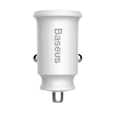Baseus Grain Car Charger CCALL-ML02 mini charger 2x USB-A 3.1A - white