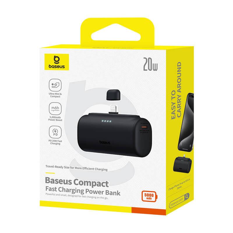 Powerbank OS-Baseus Compact IP 5000mAh 20W (black) - Product Image 6