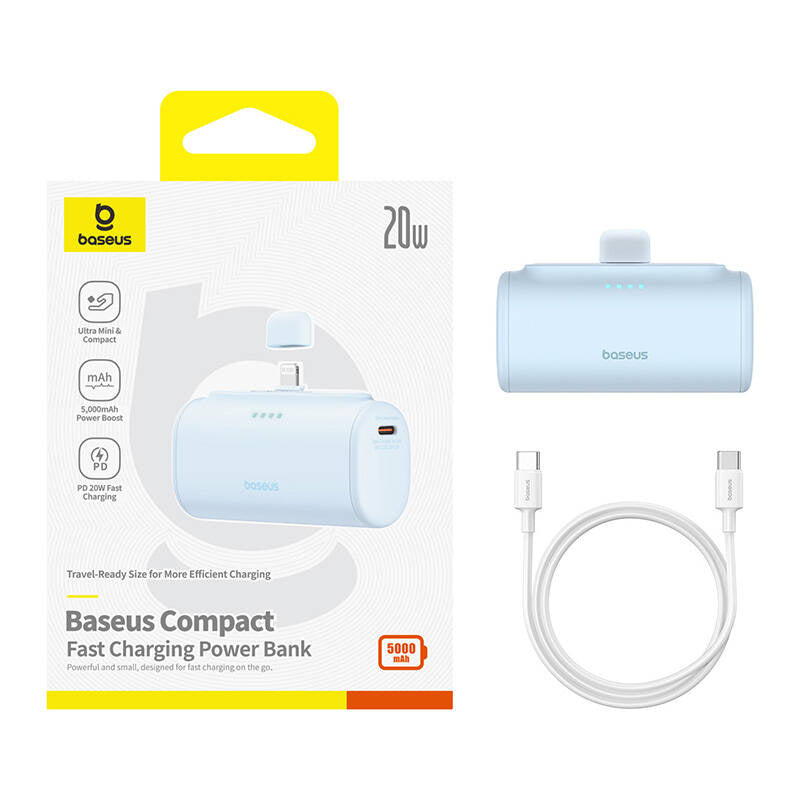Powerbank OS-Baseus Compact IP 5000mAh 20W (blue) - Product Image 8