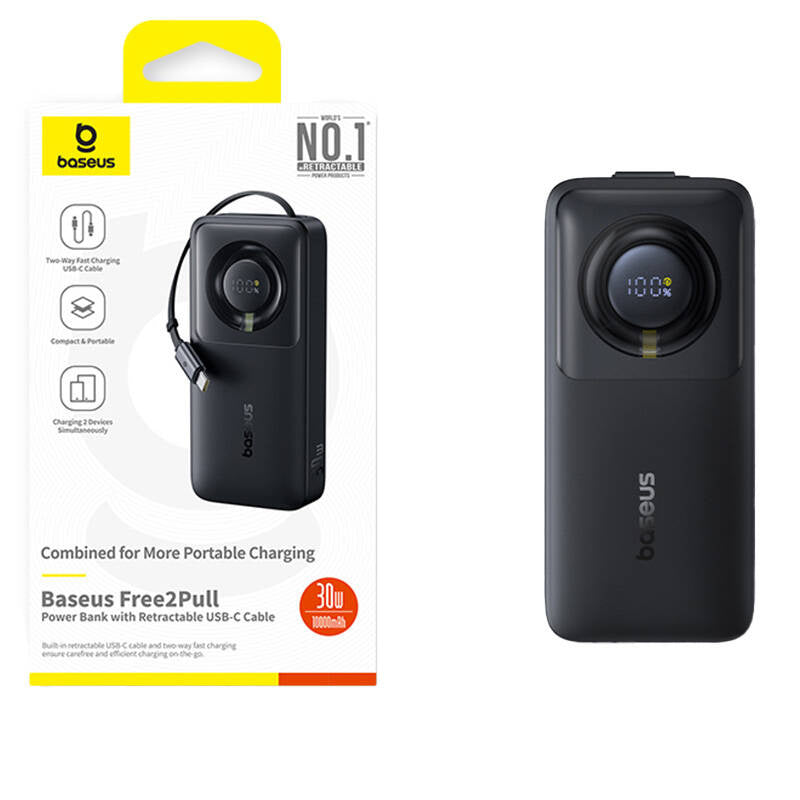 Powerbank Baseus OS Free2Pull 10000mAh 30W +cable (black) - Product Image 7