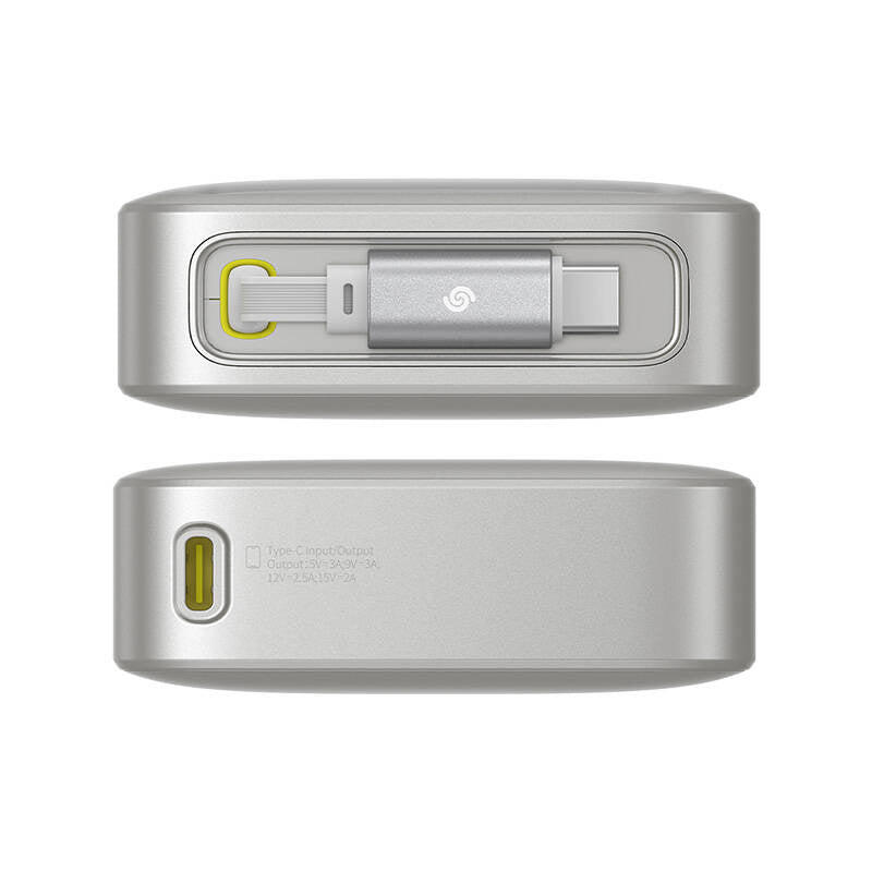 Powerbank Baseus OS Free2Pull 10000mAh 30W +cable (grey) - Product Image 3