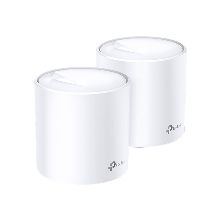 TP-LINK | AX1800 Whole Home Mesh Wi-Fi 6 System | Deco X20 (2-pack) | 802.11ax | 1201+574 Mbit/s | 10/100/1000 Mbit/s | 