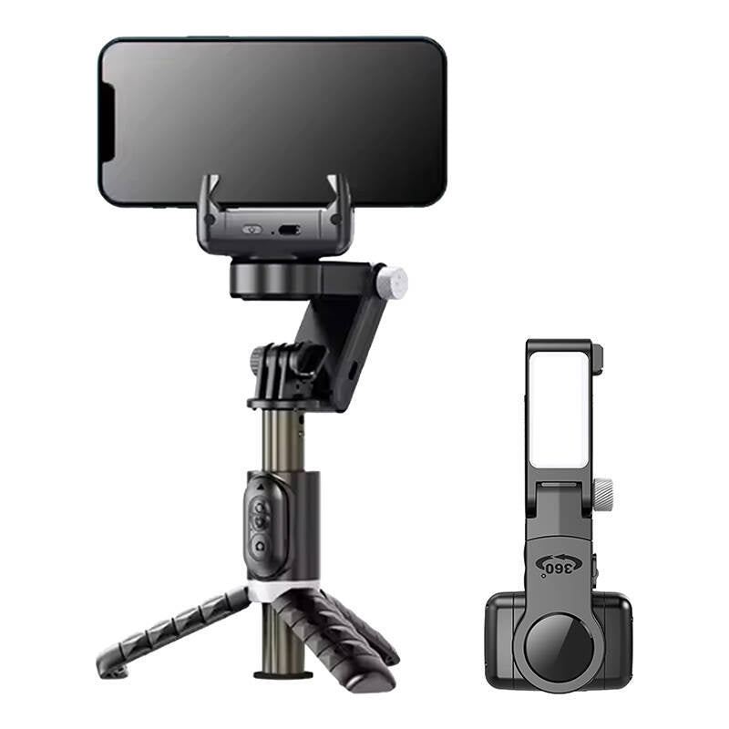 Gimbal/stand with light APEXEL Q18 (black) - Product Image 1