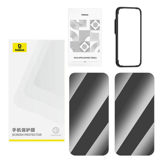 Baseus privacy tempered glass Superior for iP 11Pro/X/XS +2x cleaning kit i EasyStick - Product Image 2
