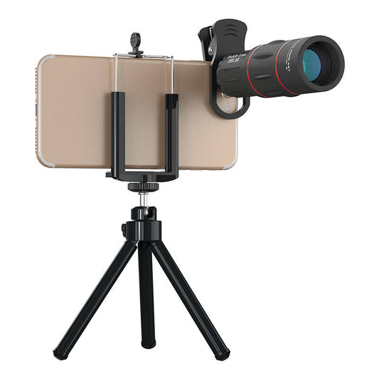 APEXEL APL-T18ZJ 18X camera lens with tripod (black) - Product Image 1