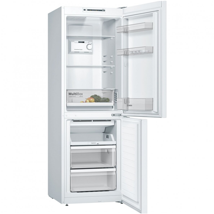 Bosch | Serie 2 Refrigerator | KGN33NWEB | Energy efficiency class E | Free standing | Combi | Height 176 cm | No Frost 