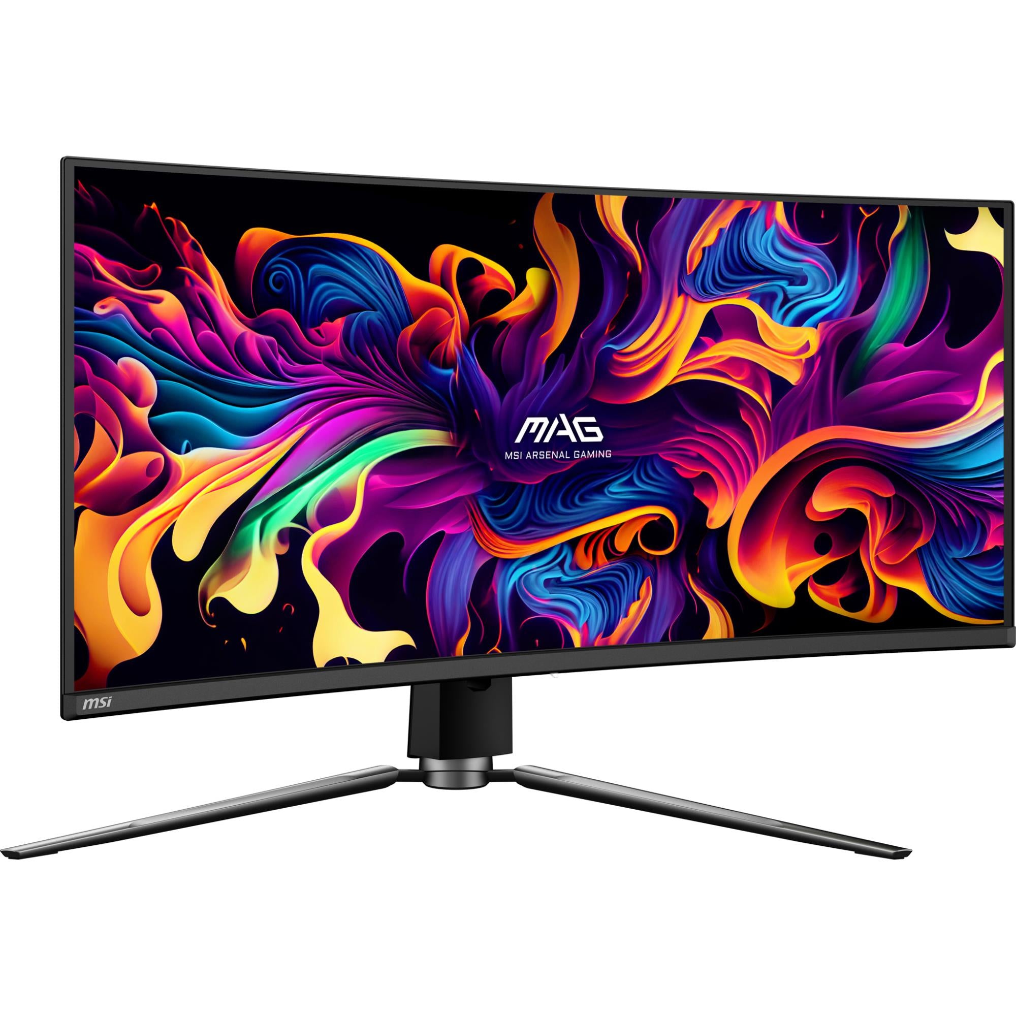 LCD Monitor MSI 34" Curved/21 : 9 Panel QD-OLED 3440x1440 21:9 175Hz Matte 0.03 ms Swivel Height adjustable Tilt Colour Black MAG341CQPQD-OLED