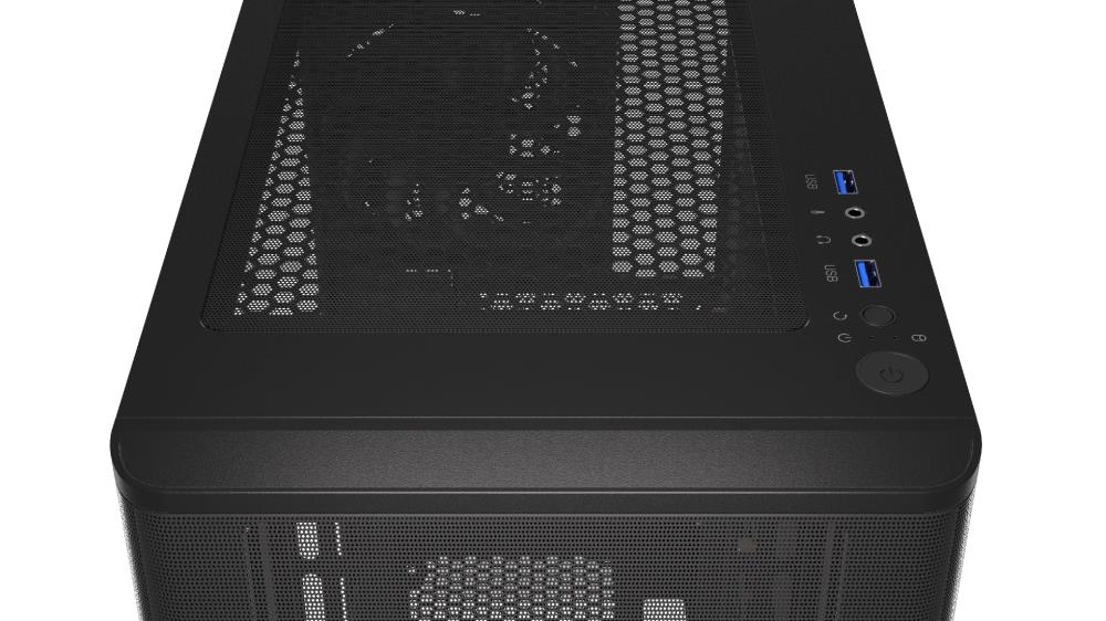 Case ENDORFY Ventum 200 Solid MidiTower Not included ATX MicroATX MiniITX Colour Black EY2A001
