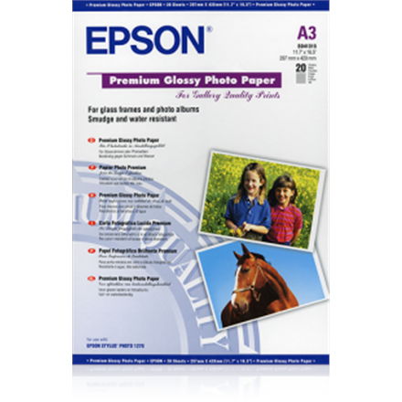 Premium Glossy Photo Paper A3, 250g/m2, 20 sheets