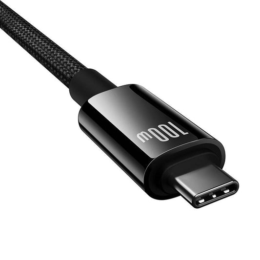 Baseus Cable USB Tungsten Gold USB-C to USB-C 100W 1,5m (black) - Product Image 2