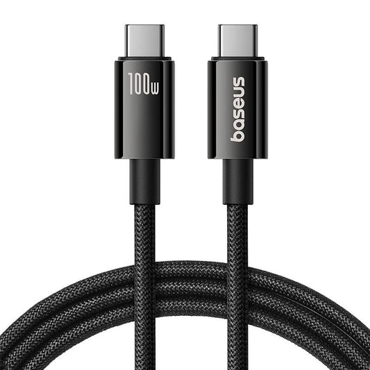 Baseus Cable USB Tungsten Gold USB-C to USB-C 100W 1,5m (black) - Product Image 1