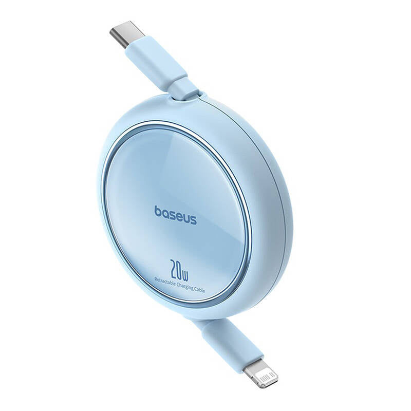 USB Cable Baseus Free2Pull USB-C to iP 20W 1m (blue) - Product Image 2