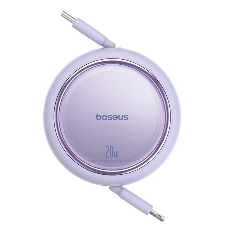 USB Cable Baseus Free2Pull USB-C to iP 20W 1m (purple) - Product Image 3