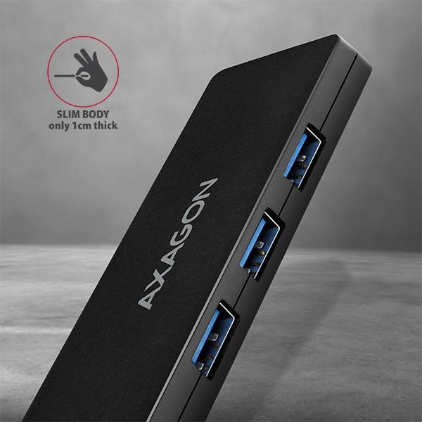 I/O HUB USB3.2 4PORT SLIM/0.14M HUE-G1A AXAGON