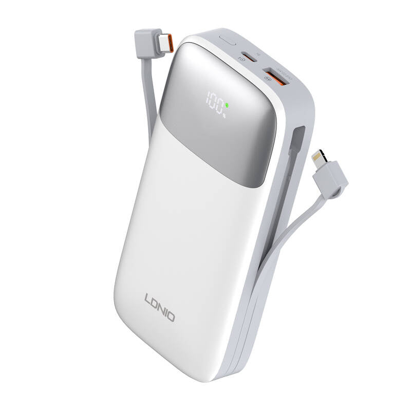 Powerbank LDNIO PQ20 22.5W 20000mAh USB-C, lightning (biały) - Product Image 6