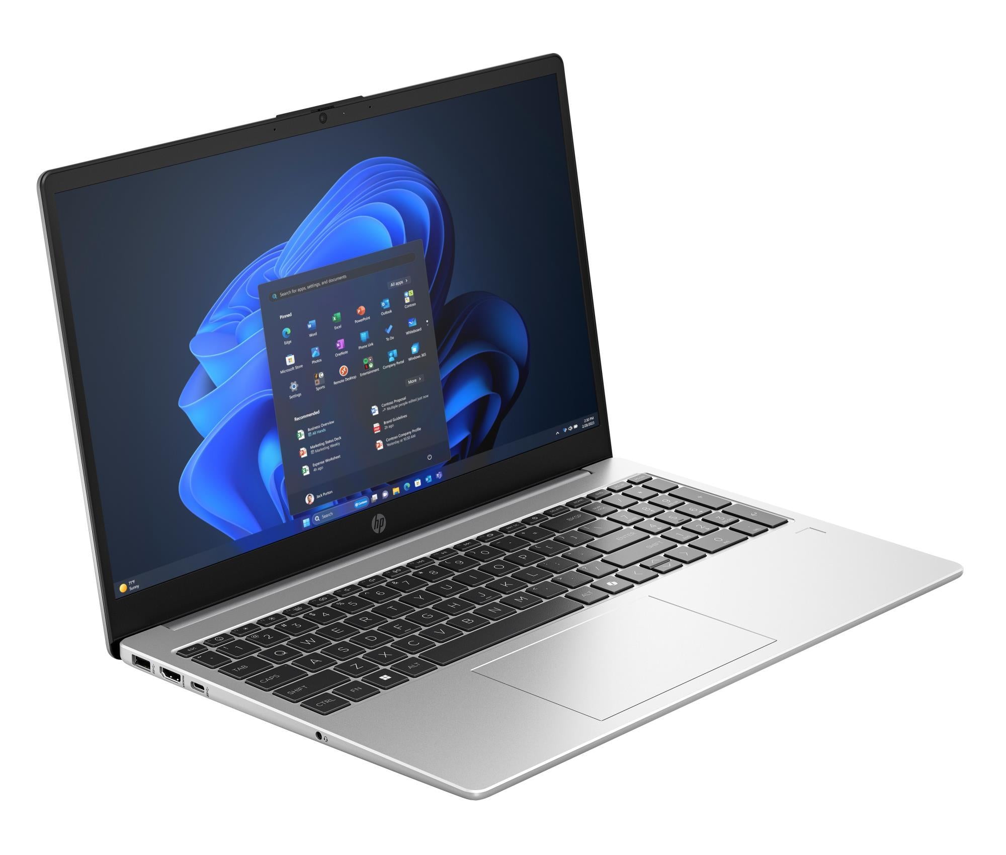 Notebook HP 255R G10 CPU AMD RyzenT 5 7535U 2.9 GHz 15.6 " 1920 x 1080 pixels RAM 16 GB DDR5-SDRAM SSD 512 GB Discrete graphics Not available On-board graphics Yes Numeric keypad Yes Keyboard language English OS installed FreeDOS Colour Silver Weight