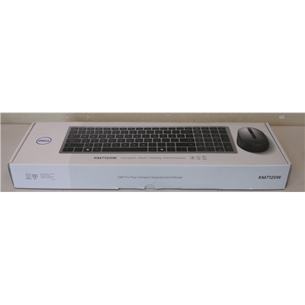 SALE OUT. Dell Keyboard and Mouse KM7120W Wireless Russian | Dell | Keyboard and Mouse | KM7120W | Keyboard and Mouse Se