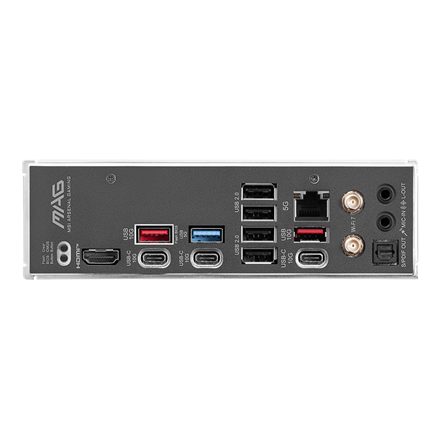 MSI MAG B850 TOMAHAWK MAX WIFI | Processor family AMD | Processor socket AM5 | DDR5 | Supported hard disk drive interfac