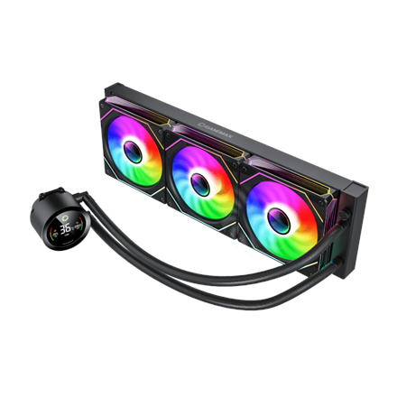 Gamemax CPU Liquid Cooler | ICEBURG 360 DIGITAL BK | Black