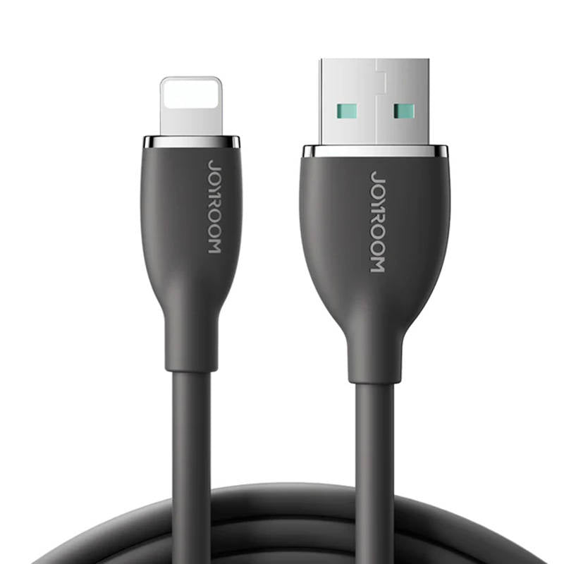 Cable Colorful 3A USB to Lightning SA29-AL3 / 3A / 1,2m (black) - Image 1