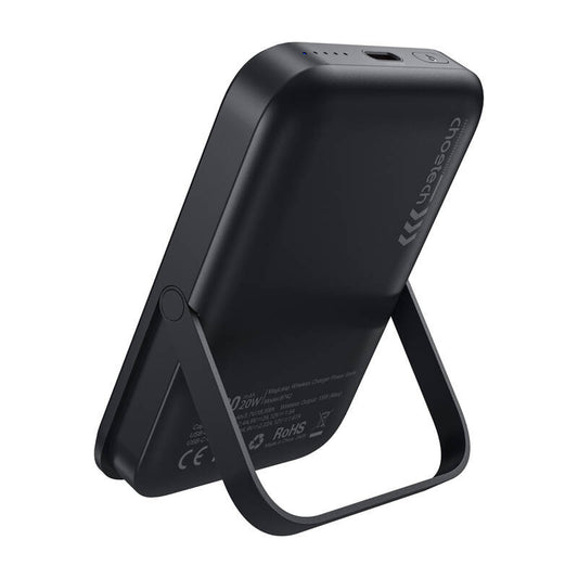 Choetech B743 10000mAh 20W PD magnetic powerbank with stand (black) - Product Image 2